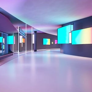 Image of an AI created Virtual Exhibition Spaces 